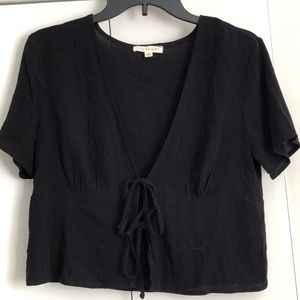 pacsun tie front top